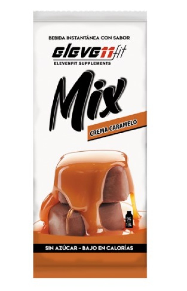 ElevenFit Mix Ρόφημα σε Μορφή Σκόνης με Γεύση Crema Caramelo 9gr 1 Τεμάχιο