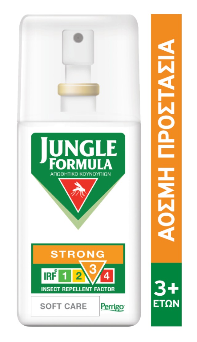 Jungle Formula Strong Soft Care IRF3 Αντικουνουπικό Σπρέι 75ml