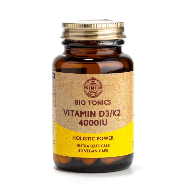 Bio Tonics Vitamin D3 4000iu / K2 90mg για την Αποτελεσματικότερη Εναπ &hellip;