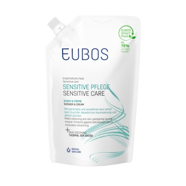 Eubos Sensitive Care Shower & Cream Refill Απαλό Κρεμώδες Καθαριστικό &hellip;