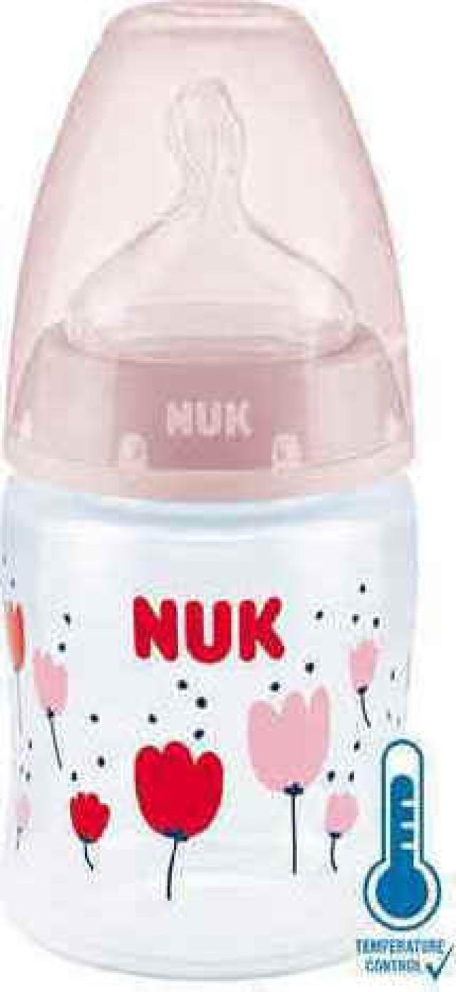 Nuk First Choice+ Temperature Control για 0-6m+ Μπιμπερό Πλαστικό με Δ …