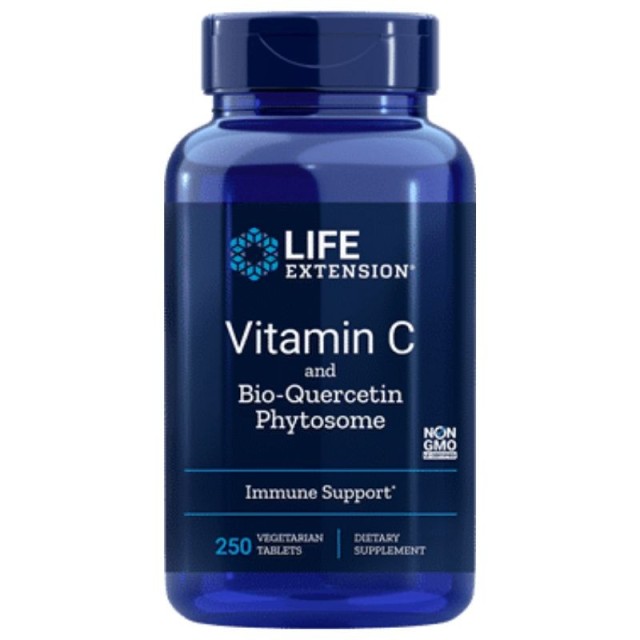 Life Extension Vitamin C - Bio-Quercetin Phytosome 1000mg Συμπλήρωμα Διατροφής 250 Φυτικές Ταμπλέτες