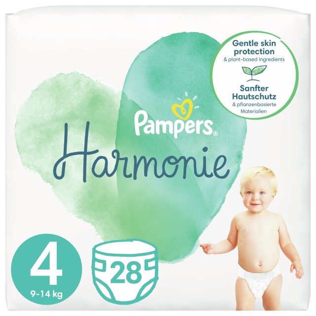 Pampers Harmonie Μέγεθος 4 [9-14kg] 28 Πάνες