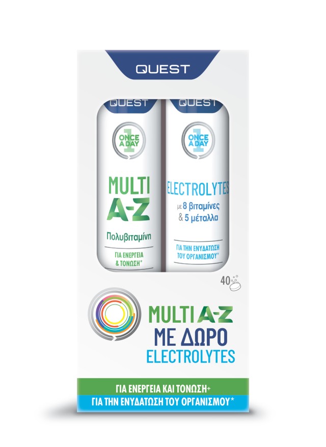 Quest PROMO Multi A-Z Πολυβιταμίνη για Ενέργεια & Τόνωση του Οργανισμο &hellip;