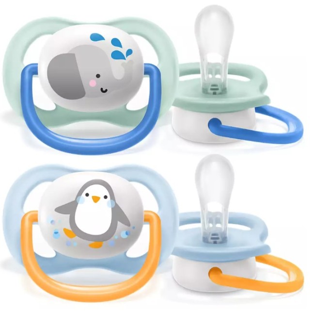 Avent Philips Ultra Air Animals Ορθοδοντική Πιπίλα Σιλικόνης 0-6m Πορτ …