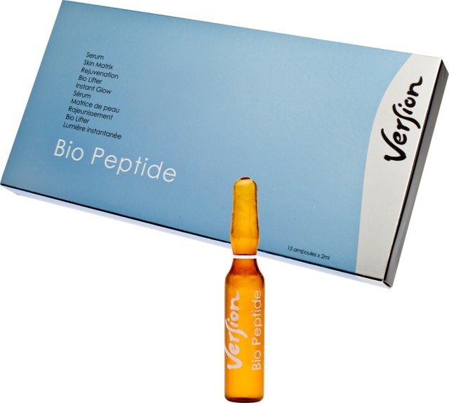 Version Bio Peptide Serum Ορός Αναδόμησης και Σύσφιξης Προσώπου 15 Αμπούλες X 2.5ml