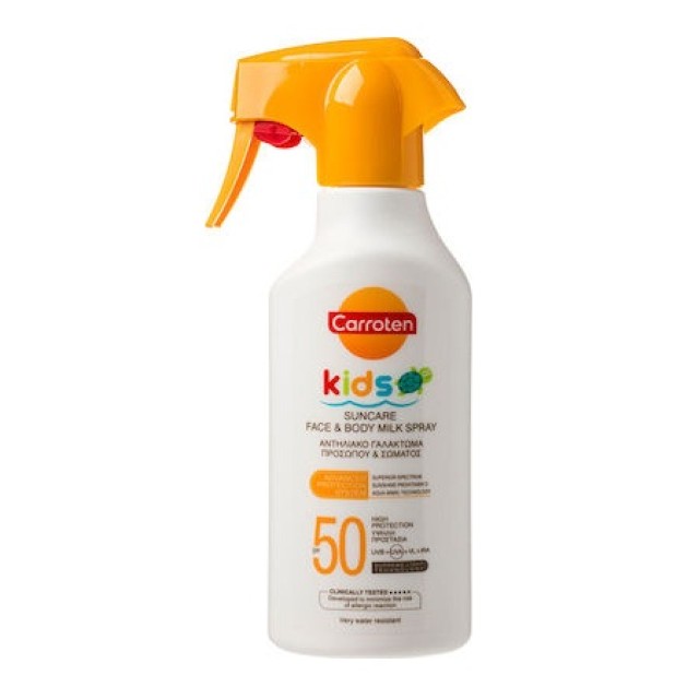 Carroten Kids Suncare Face & Body Milk Spray SPF50 Παιδικό Αντηλιακό Γ …