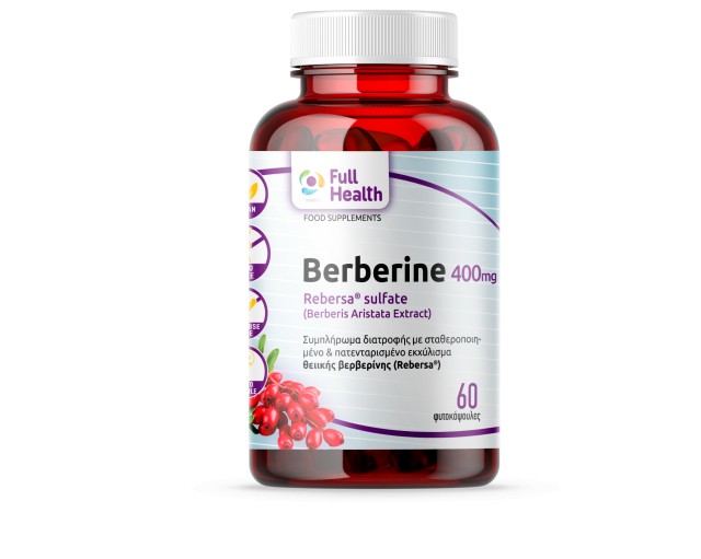 Full Health Berberine Μείωση των Επιπέδων Σακχάρου στο Αίμα 60 Φυτικές …