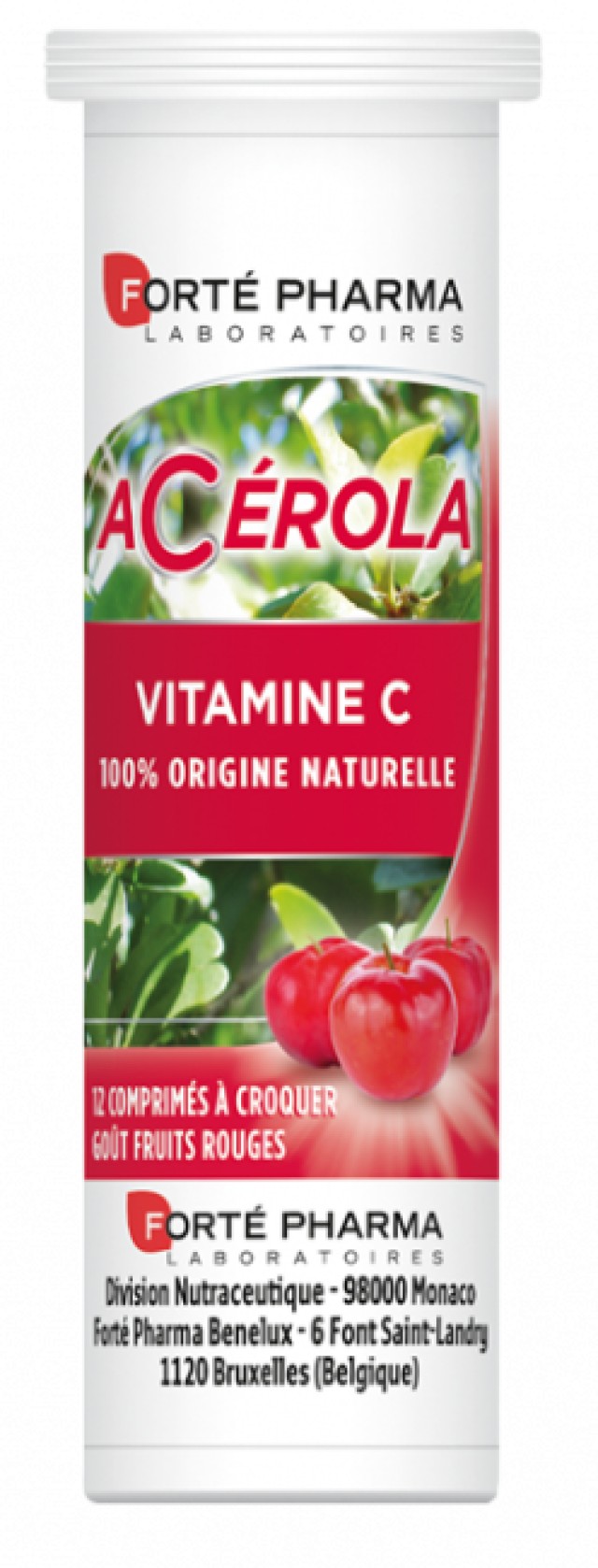 Forte Pharma Acerola, 12 Μασώμενα Δισκία