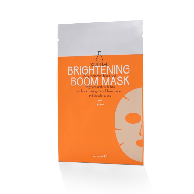 Youth Lab Brightening Boom Mask Μονοδόση Εμποτισμένη Υφασμάτινη Μάσκα … Youth Lab Brightening Boom Mask Μονοδόση Εμποτισμένη Υφασμάτινη Μάσκα …