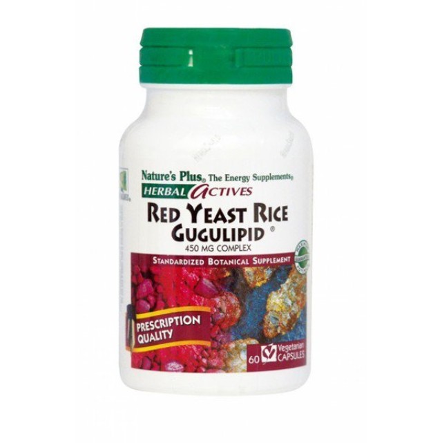Natures Plus, Red Yeast Rice Gugulipid 450mg, 60vcaps