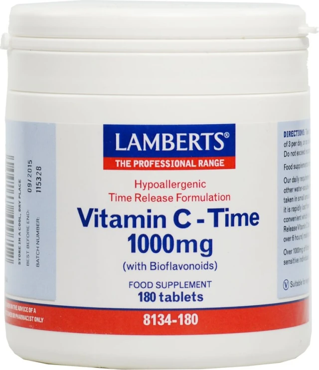 Lamberts Vitamin C Time Release 1000mg, Dietary Supplement with … Lamberts Vitamin C Time Release 1000mg, Dietary Supplement with …