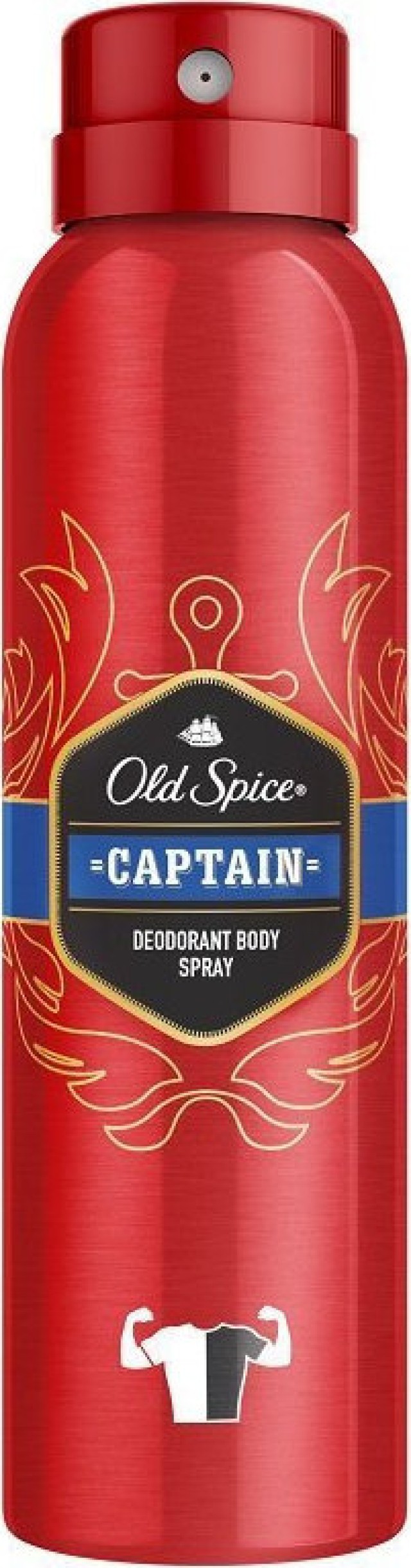 Old Spice Captain Deodorant Body Spray Αποσμητικό Σπρέι Σώματος για Άνδρες 150ml