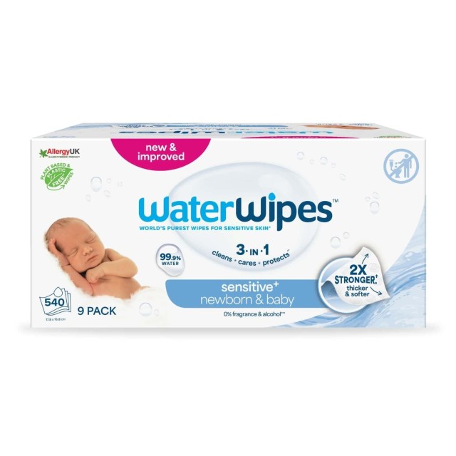 WaterWipes Bio Sensitive + Newborn & Baby Μωρομάντηλα με 99,9% Νερό … WaterWipes Bio Sensitive + Newborn & Baby Μωρομάντηλα με 99,9% Νερό …
