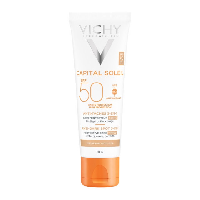 Vichy Capital Soleil Anti Dark Spots SPF50 Αντηλιακή Κρέμα Προσώπου με …