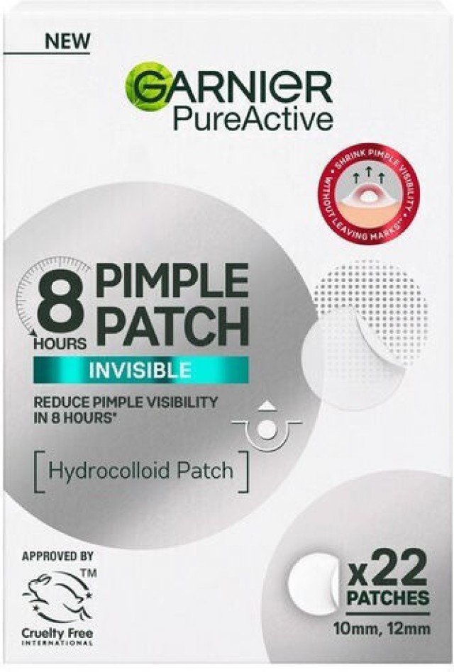 Garnier Pure Active Pimple Invisible Patches Προσώπου Κατά των Ατελειώ &hellip;
