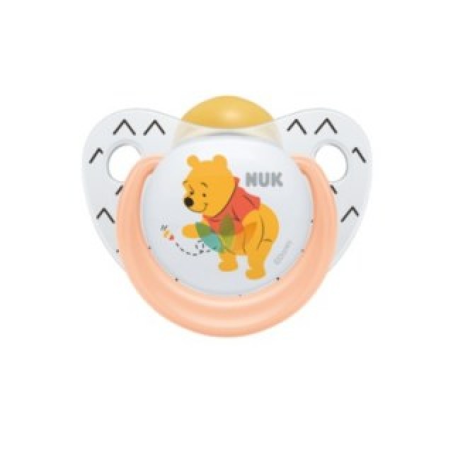 Nuk Disney Winnie The Pooh - Tiger Πιπίλα Σιλικόνης Με Κρίκο 6-18m+ [1 …