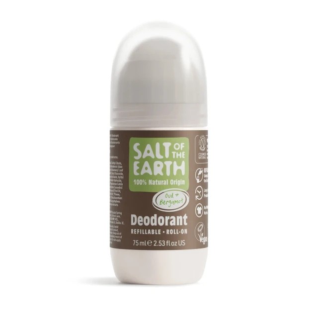 Salt of the Earth Vegan Refillable Roll on Oud & Bergamot Αποσμητικό Ε &hellip;