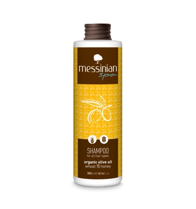 Messinian Spa Wheat & Honey Σαμπουάν για Όλους τους Τύπους Μαλλιών Σιτάρι - Μέλι 300ml