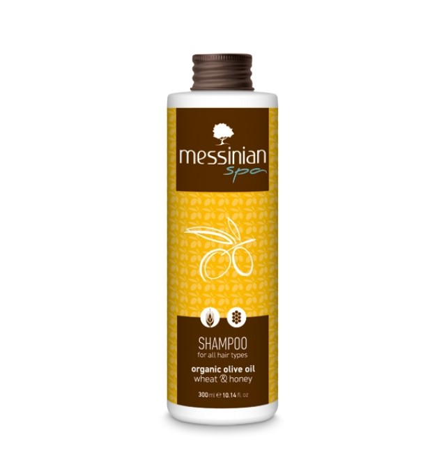 Messinian Spa Wheat & Honey Σαμπουάν για Όλους τους Τύπους Μαλλιών Σιτ …