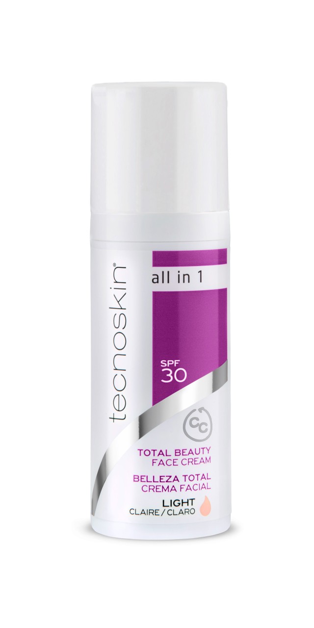 Tecnoskin Total Beauty SPF30 Face Cream Light Απόχρωση Κρέμα Προσώπου … Tecnoskin Total Beauty SPF30 Face Cream Light Απόχρωση Κρέμα Προσώπου …