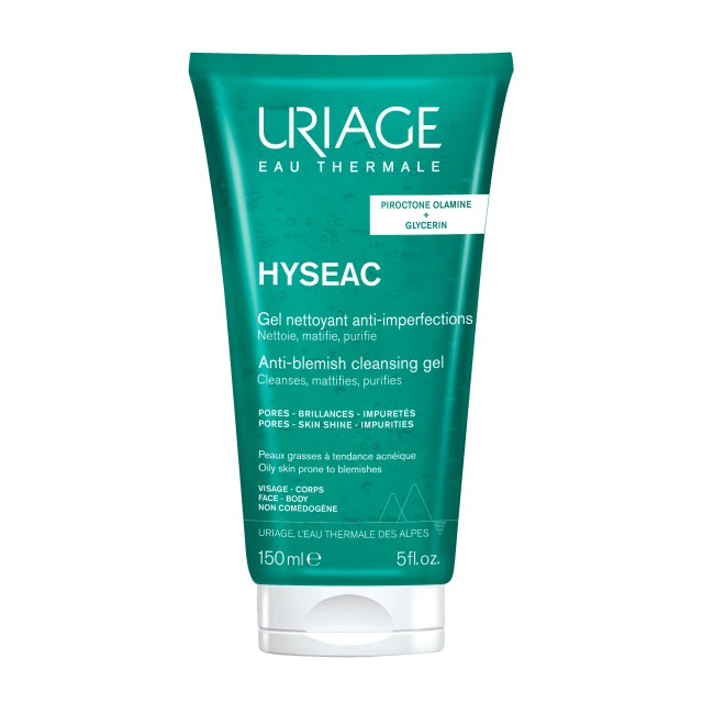 Uriage Hyseac Cleansing Gel για Βαθύ Καθαρισμό Προσώπου & Σώματος Μικτ …