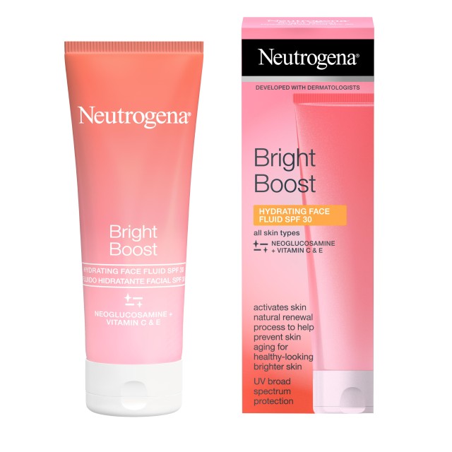 Neutrogena® Bright Boost SPF30 Κρέμα Προσώπου Αντιγήρανσης και Λάμψης για Όλους τους Τύπους Επιδερμίδας 50ml