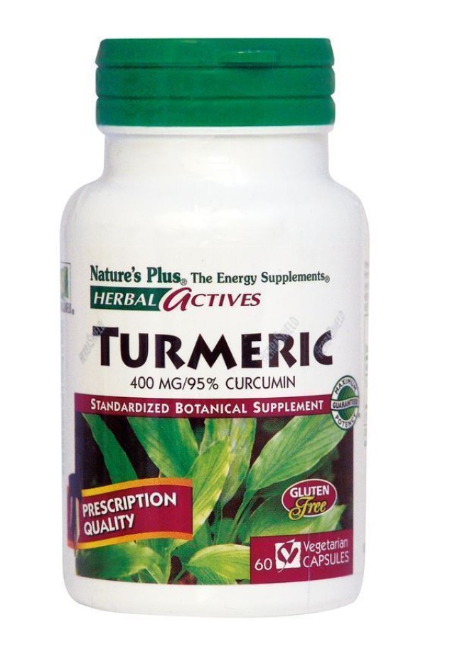 Natures Plus Turmeric 400mg, 60 Φυτικές Κάψουλες