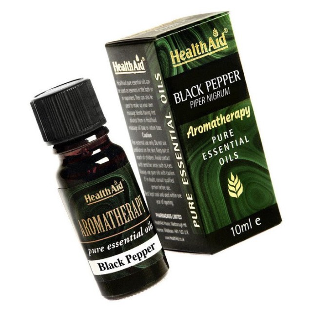 Health Aid Aromatherapy Black Pepper Oil [ΜΑΥΡΟ ΠΙΠΕΡΙ], 10ml