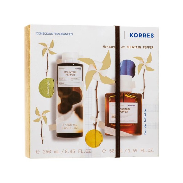 Korres PROMO Mountain Pepper Αφρόλουτρο 250ml - Eau De Toilette Ανδρικ …
