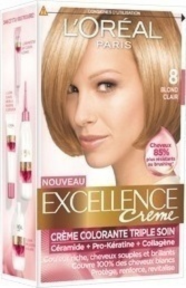 LOreal Excellence Cream No 8 Ξανθό Ανοιχτό 48ml