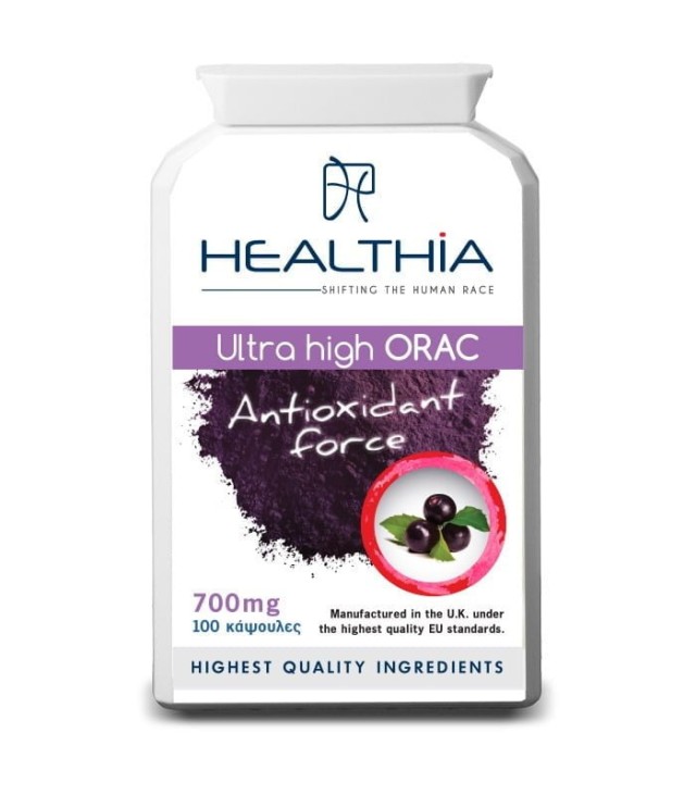 Healthia Ultra high Orac 700mg Συμπλήρωμα Διατροφής για Προστασία από &hellip;
