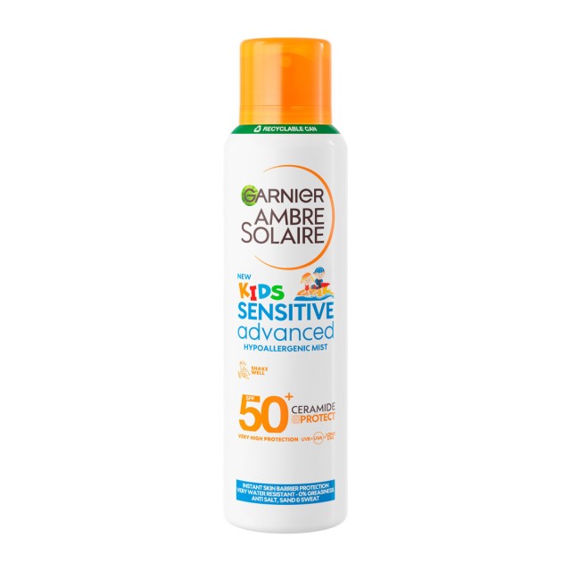 Garnier Ambre Solaire Kids Sensitive Advanced Mist SPF50+ Παιδικό Αντη … Garnier Ambre Solaire Kids Sensitive Advanced Mist SPF50+ Παιδικό Αντη …
