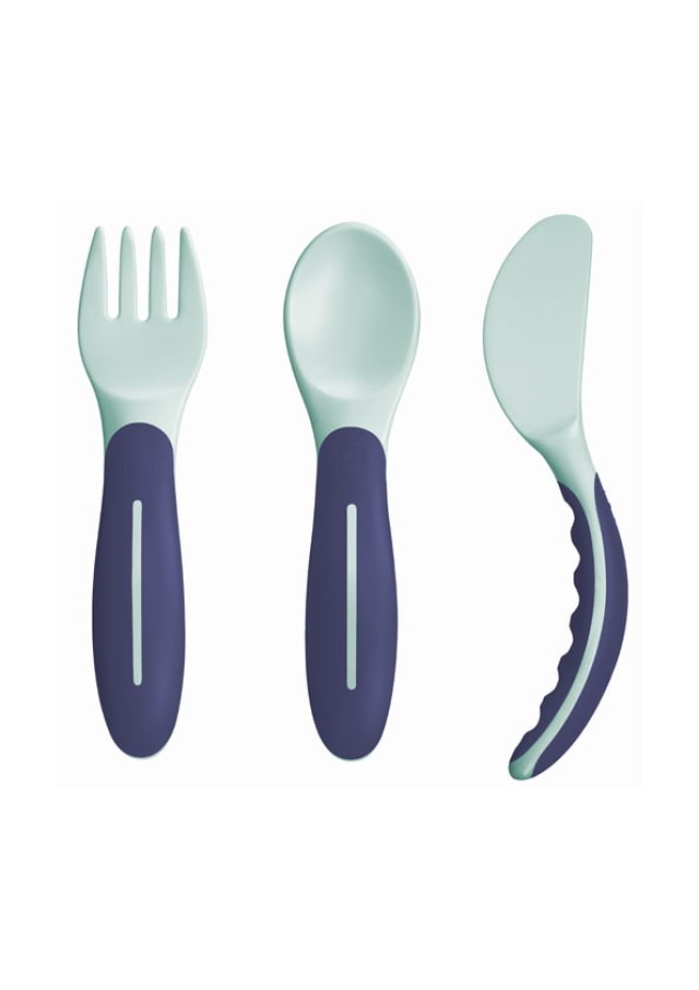 Mam Baby’s Cutlery 6m+ Μπλε Εκπαιδευτικό Πιρουνάκι, Κουταλάκι, Μαχαιρά … Mam Baby’s Cutlery 6m+ Μπλε Εκπαιδευτικό Πιρουνάκι, Κουταλάκι, Μαχαιρά …