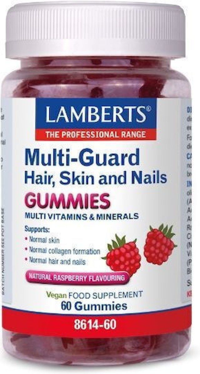 Lamberts Multi Guard Hair, Skin & Nails Gummies για Μαλλιά, Δέρμα, Νύχ … Lamberts Multi Guard Hair, Skin & Nails Gummies για Μαλλιά, Δέρμα, Νύχ …