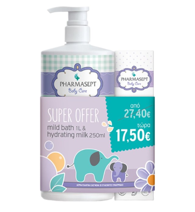 Pharmasept PROMO Mild Bath Απαλό Βρεφικό Αφρόλουτρο για Σώμα & Μαλλιά … Pharmasept PROMO Mild Bath Απαλό Βρεφικό Αφρόλουτρο για Σώμα & Μαλλιά …