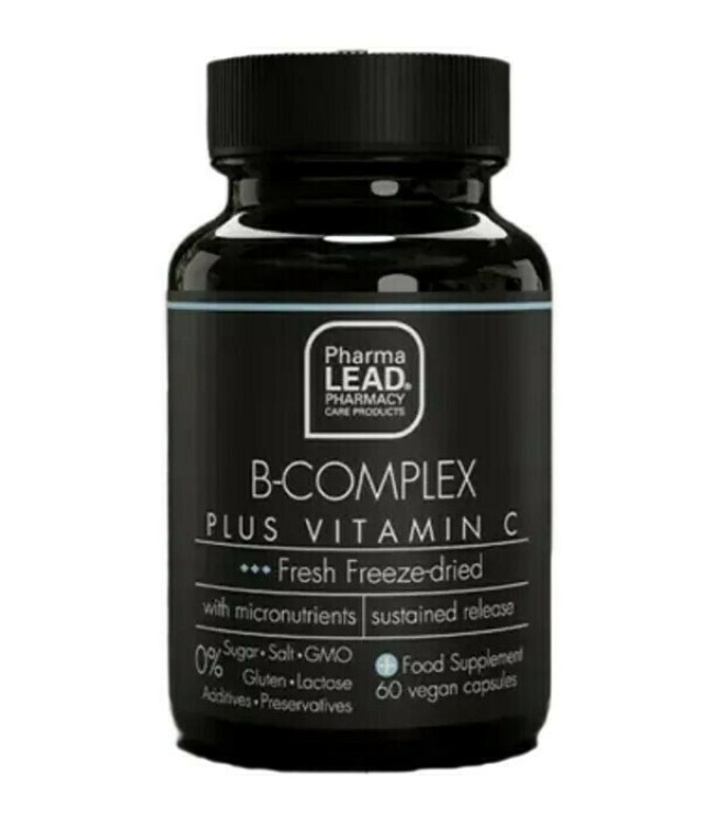 PharmaLead Black Range B Complex Plus Vitamin C για το Νευρικό & Ανοσο …