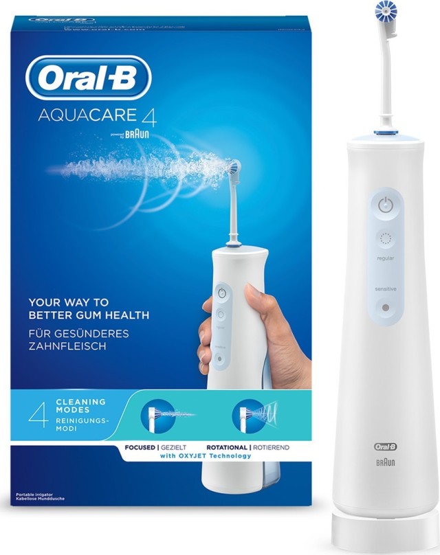 Oral B AquaCare 4 Oxyjet Technology Ηλεκτρική Οδοντόβουρτσα  Εκτοξευτή &hellip;