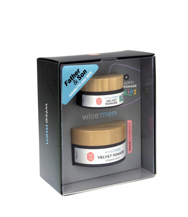 Vican PROMO Wise Men Father & Son Strong Hold Πομάδα για Extra Δυνατό …