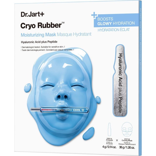 Dr.Jart+ Cryo Rubber Moisturizing Mask With Hyaluronic Acid Ampoule Συ … Dr.Jart+ Cryo Rubber Moisturizing Mask With Hyaluronic Acid Ampoule Συ …