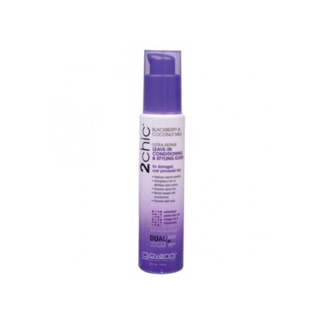 Giovanni 2chic Repairing Leave-In Conditioner & Styling Elixir Επανορθωτική Κρέμα Μαλλιών 118ml