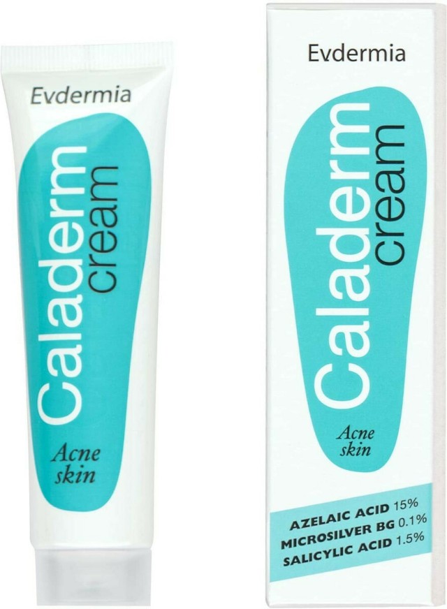 Evdermia Caladerm Cream Κρέμα Προσώπου για Λιπαρές - Ακνεϊκές Επιδερμίδες 40ml