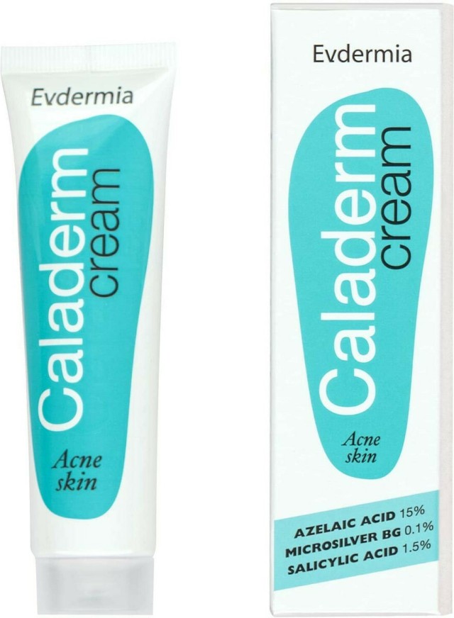 Evdermia Caladerm Cream Κρέμα Προσώπου για Λιπαρές - Ακνεϊκές Επιδερμί …