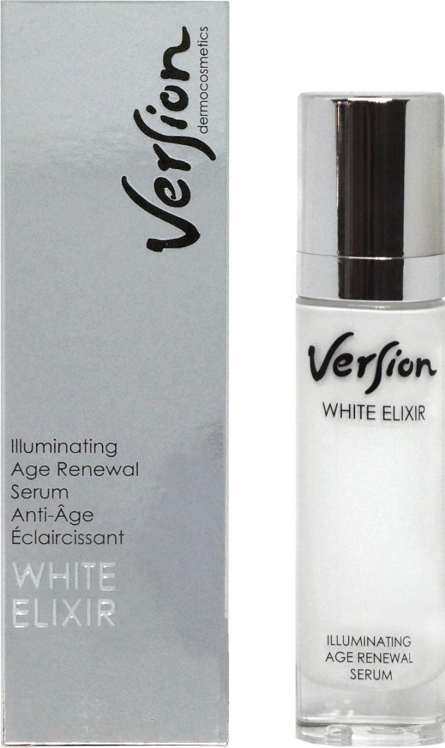 Version White Elixir Serum Αντιρυτιδικός Ορός Προσώπου - Λαιμού - Ντεκ …