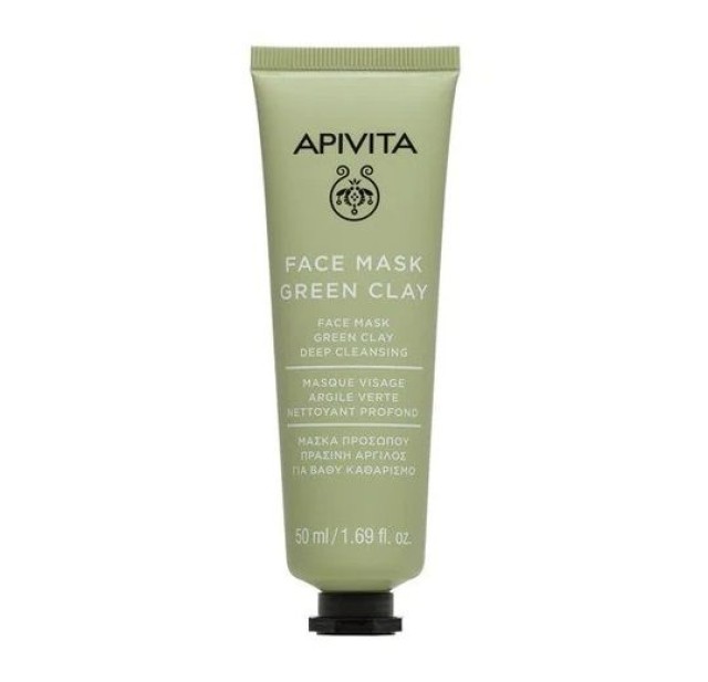 Apivita Face Mask Green Clay Μάσκα για Βαθύ Καθαρισμό με Πράσινη Άργιλ &hellip;