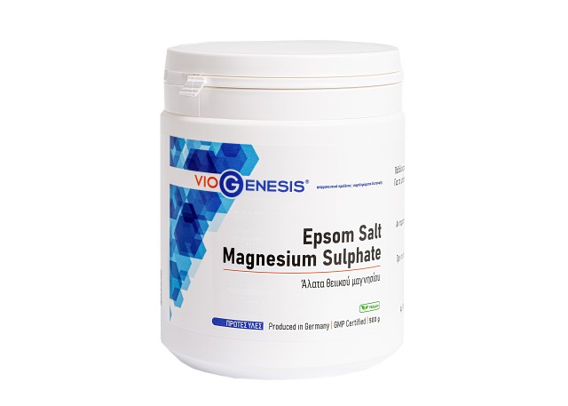 VioGenesis Epsom Salt Magnesium Sulphate Άλατα Θειϊκό Μαγνήσιο 500gr VioGenesis Epsom Salt Magnesium Sulphate Άλατα Θειϊκό Μαγνήσιο 500gr