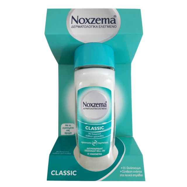 Noxzema Deo Roll on Classic Αντιιδρωτικό Αποσμητικό 48ωρης Προστασίας …
