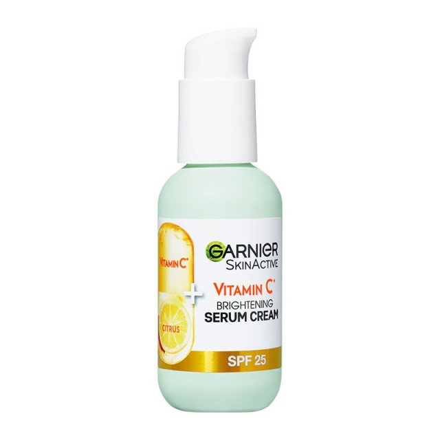 Garnier SkinActive Face Care Caring Κρέμα Ορός με Βιταμίνη C και SPF25 …