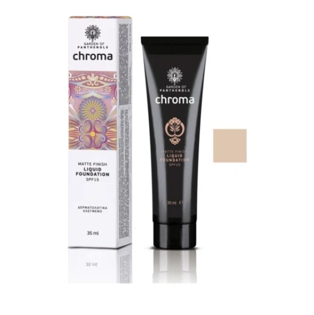 Garden Liquid Λεπτόρρευστο Foundation SPF15 05 Light Porcelain 35ml