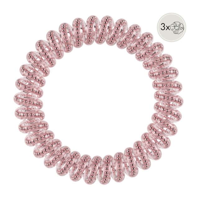 Invisibobble Slim Pink Monocle Hair Scrunchies 3 Pieces